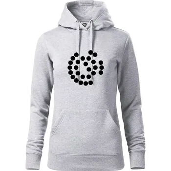 Dámská mikina SpaceX Super Heavy Raptor 2 - Mikina dámská Cape s kapucí - XS ( Světlešedý Melír )