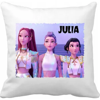 Polštář Polštář filmový, herní, knižní, komiksový, hudební Kpop Demon Hunters 40 x 40 cm