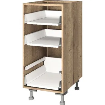 Korpus spodní kuchyňské skříňky BE SMART XL S 40 3Z dub halifax