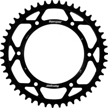 Řetězová sada pro motocykl SUPERSPROX Řetězová rozeta SUPERSPROX RFE-5:47-BLK černý 47 zubů, 520