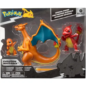 Figurka POKEMON 3 Figurky Charmander Charmeleon Charizard