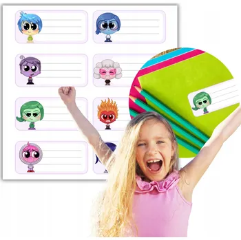 samolepka Samolepky do sešitu 8 kusů Vzor pohádky NARUB VEN ARCH