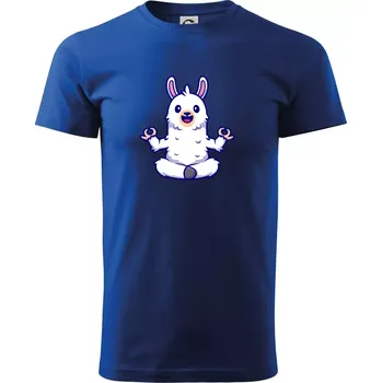 Yoga meditace - lama - Triko extra velké (5-8XL) - 6XL ( Královská modrá )