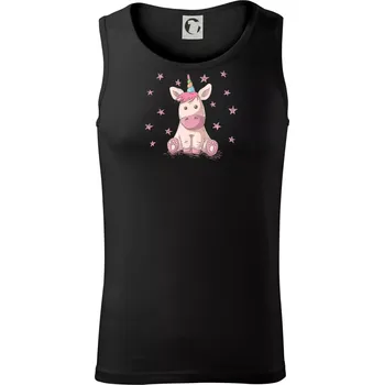 Jednorožec miminko - Tílko pánské Core - S ( Černá )