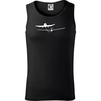 Tažení kluzáku - Tílko pánské Core - XL ( Černá )