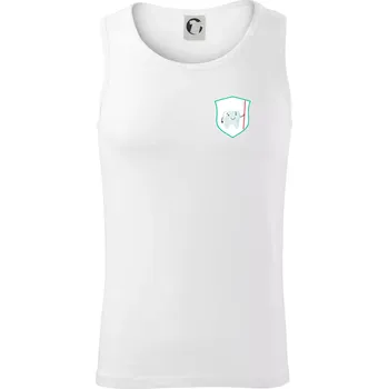 Zoubek na prsu - zubní kartáček - Tílko pánské Core - XL ( Bílá )