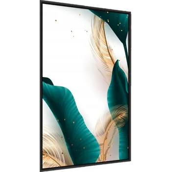 Obraz Plakát v Rámu Exotické Listy Abstrakce 50x70