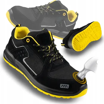 Pracovní obuv Pracovní polobotky ART.MAS s ocelovou špičkou S1, velikost 44