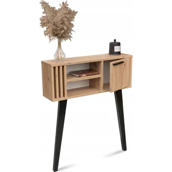 Konferenční stolek Konzolový Stolek Meblano dub artisan přírodní 80 x 96 x 20 cm