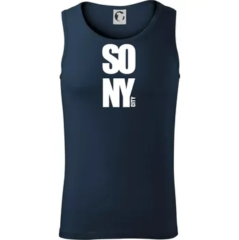 SO NY city - Tílko pánské Core - XL ( Námořní modrá (velmi tmavá - téměř černá) )