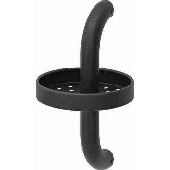 Obraz BASINGEN Polička do sprchy - antracit 16x29 cm