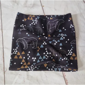 Nákrčník Flísový nákrčník Yháček, Origami medvěd