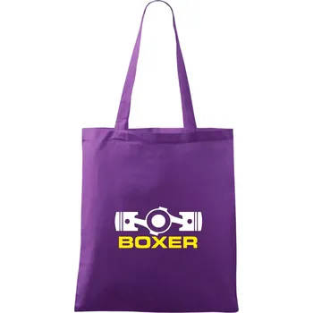 Boxer Píst - Taška bavlněná - 42 x 38 cm ( Fialová )