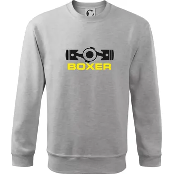 Chlapecké tričko Boxer Píst - Mikina Essential dětská - 146 cm/10 let ( Světlešedý Melír )