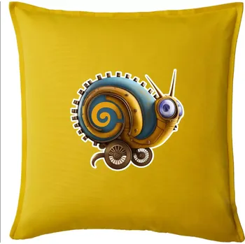 Polštář Poštovní vůz z doby dávno minulé - Polštář 50x50 - 50x50 - Pouze potah ( Žlutá )