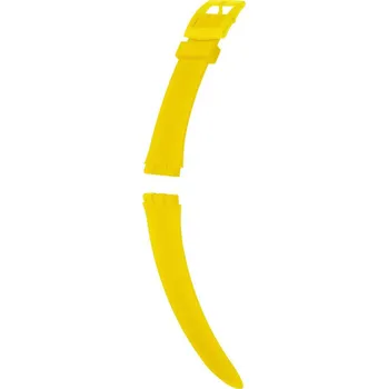 Řemínek na hodinky Silikonový řemínek Hirsch Tim 63049571-9, žlutý - 20 mm