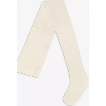 MĚKKÉ MÓDNÍ DĚTSKÉ PROLAMOVANÉ PUNČOCHÁČE 2-6 LET sytě bílá 116/122