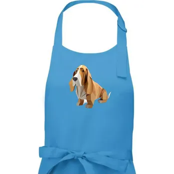 Kuchyňská zástěra Baset slepený z papíru - Dámská zástěra na vaření - Univerzální velikost ( Světlý tyrkys )