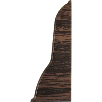 soklová lišta Pravá koncovka k liště 62mm PVC WENGE
