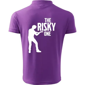 Pánská košile Bachelor party - The risky one - Polokošile pánská Pique Polo 203 - 3XL ( Fialová )