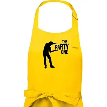 Kuchyňská zástěra Bachelor party - The party one - Pánská zástěra na vaření - Univerzální velikost ( Žlutá )