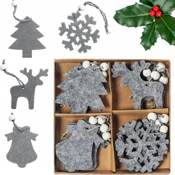 Vánoční dekorace SADA 16 VÁNOČNÍCH OZDOB NA STROMEČEK