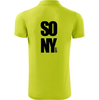 Pánská košile SO NY city - Polokošile Victory sportovní (dresovina) - 2XL ( Limetková )