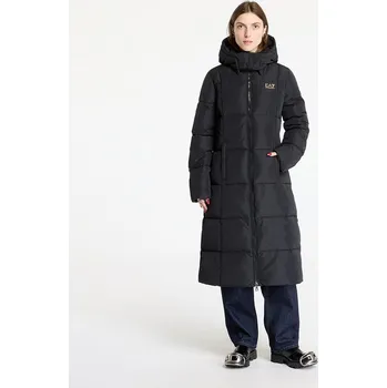 Dámský kabát Kabát EA7 Emporio Armani Caban Coat Black L