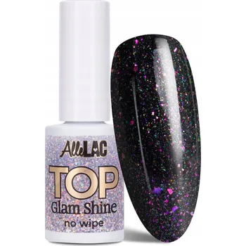 Přípravek na nehty Hybridní Top ALLELAC Hybridní Lak s Třpytkami Holo Sparkle 7g