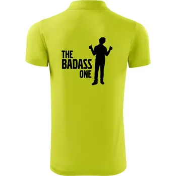 Pánská košile Bachelor party - The badass one - Polokošile Victory sportovní (dresovina) - XL ( Limetková )