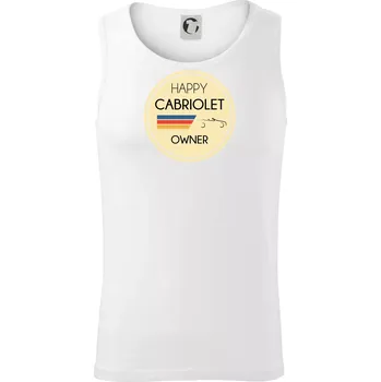 Happy Cabriolet Owner - Tílko pánské Core - M ( Bílá )