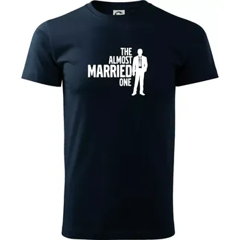 Bachelor party - The almost married one - Triko extra velké (5-8XL) - 7XL ( Námořní modrá (velmi tmavá - téměř černá) )