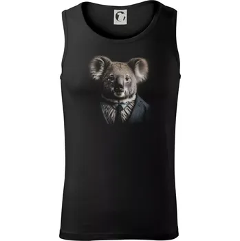 Koala v obleku - Tílko pánské Core - L ( Černá )