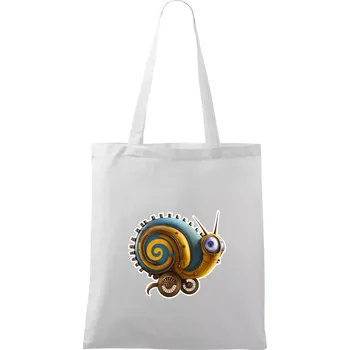 Poštovní vůz z doby dávno minulé - Taška bavlněná - 42 x 38 cm ( Bílá )