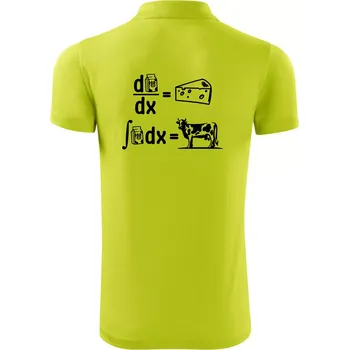 Pánská košile Matematika mléko - Polokošile Victory sportovní (dresovina) - 3XL ( Limetková )