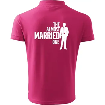 Pánská košile Bachelor party - The almost married one - Polokošile pánská Pique Polo 203 - 3XL ( Purpurová )