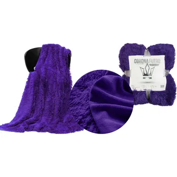 Prostěradlo Přehoz DOMAREX polyester 200 cm x 150 cm fialový