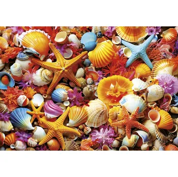 Puzzle Puzzle Educa Barevné mušle, 1000 dílků + k objednávce puzzle zdarma