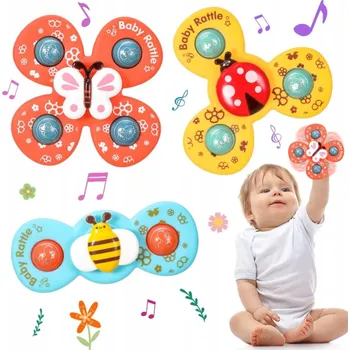 FIDGET SPINNER SENZORICKÁ PŘÍSAVKA DO VANY 3 KS