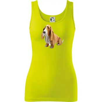 Baset slepený z papíru - Dámské tílko - M ( Limetková )