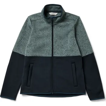 Dívčí bunda 701900 - Tchibo - Dětská hybridní pletená bunda - pro dívky - vel. 158/164 - barva: modrá