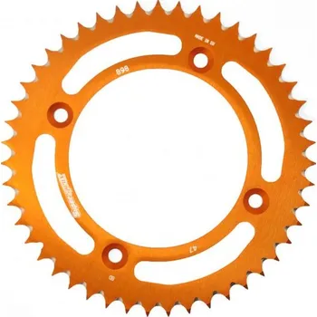 Řetězová sada pro motocykl Hliníková řetězová rozeta SUPERSPROX RAL-898:47-ORG oranžová 47 zubů, 428