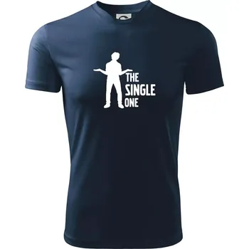 Pánské tričko Bachelor party - The single one - Pánské triko Fantasy sportovní (dresovina) - 3XL ( Námořní modrá (velmi tmavá - téměř černá) )