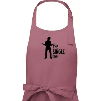 Kuchyňská zástěra Bachelor party - The single one - Pánská zástěra na vaření - Univerzální velikost ( Starorůžová )