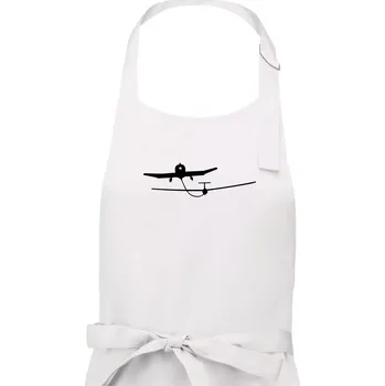 Kuchyňská zástěra Tažení kluzáku - Dámská zástěra na vaření - Univerzální velikost ( Bílá )