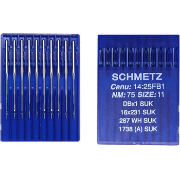 Nástroj na niť a příze Jehla Schmetz 16X231 SUK / DBX1 SUK síla 75 tupá špička, balení 10ks