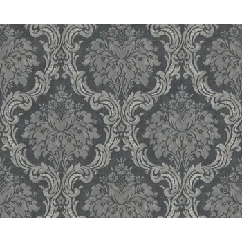 Tapeta Tapeta grafitově béžová glamour ornament vinylová