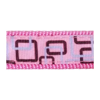 Vodítko pro psa Souprava: vodítko/obojek NT róż.wz, 2 cm SB43