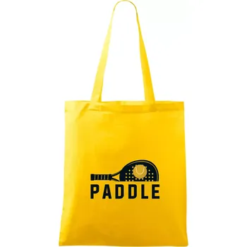 Paddle logo na ležato - Taška bavlněná - 42 x 38 cm ( Žlutá )