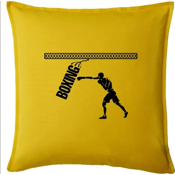 Polštář Boxing boxer - Polštář 50x50 - 50x50 - Pouze potah ( Žlutá )